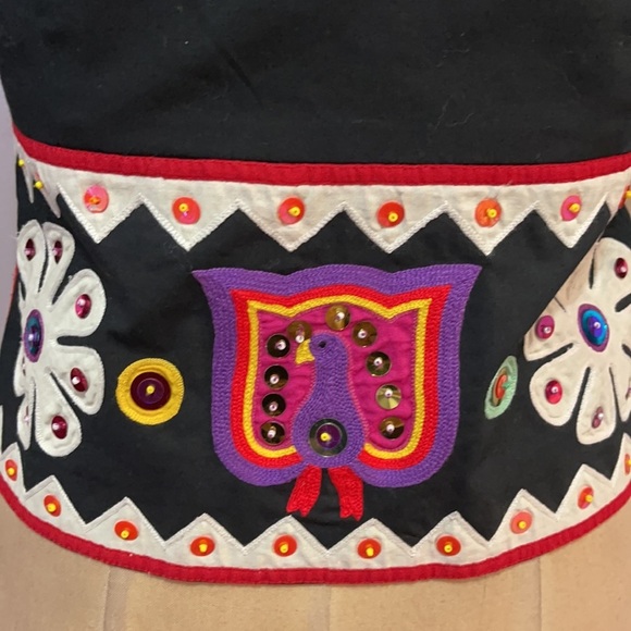 Moschino Cheap Chic Black Cotton Embroidered Blazer - Picture 8 of 17